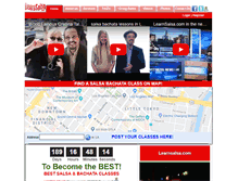 Tablet Screenshot of learnsalsa.com